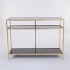 Gold Finished Frame 3 Layer Kitchen Storage Metal Rack