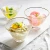 Import Gold Rimmed Hand Made Wide Hammed Clear Fruit Juice Ice Cream Glass Cup from China