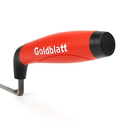Goldblatt Pro Tuck Pointing Trowel, One-piece Drop Forged Blade, With Soft Grip Handle