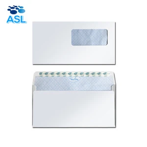 Good Price Customized Size Printing 4.6*8.8 inches Blank Self Seal Original Paper Packaging Mailing Postal White Envelope Bag