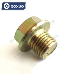Good price grade 4.8 hex flange head male threaded bolt oil drain plug