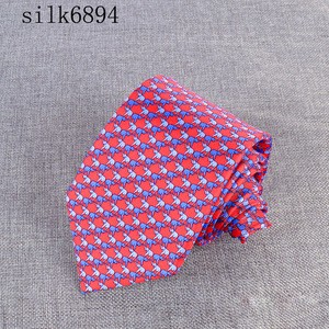 Good sell top end promotion gifts personalized pink 100%silk ties silk6893