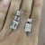 Import GRA certificate Baguette cut Moissanite diamond VVS D  excellent  Loose Moissanite Stone ring for jewelry making from China