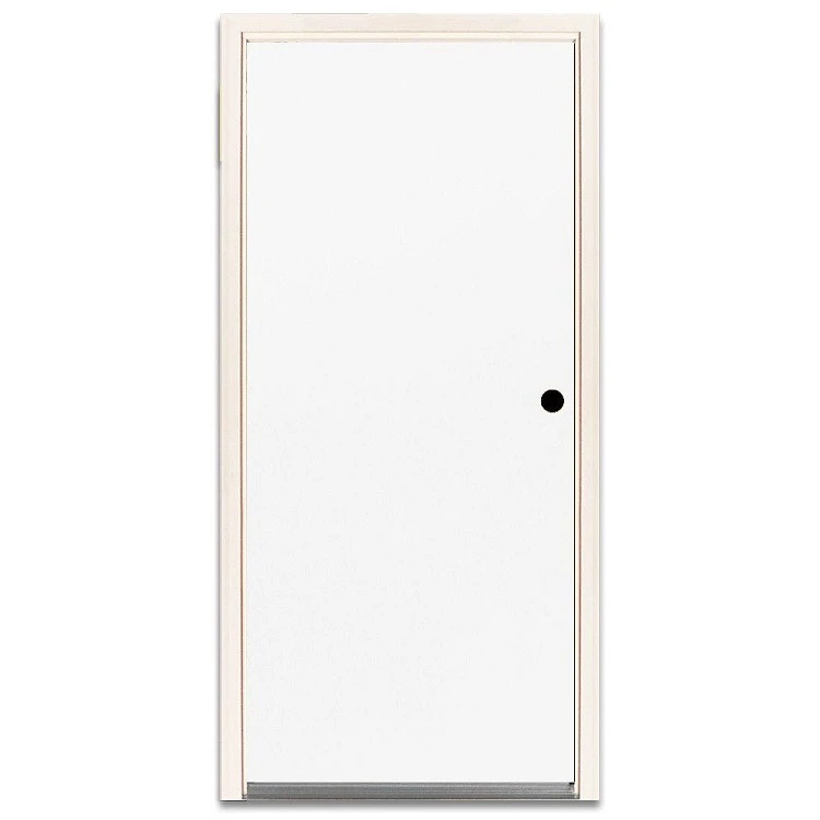 Graphic design 4 panel Solid wood door design white primed HDF moulded door from China Suppliers