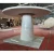 Import Grey Veins White Marble Round Dining Table High Gloss White from China