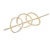 Import H36-143 women simple three round hair forks gold and silver accessories hair from China