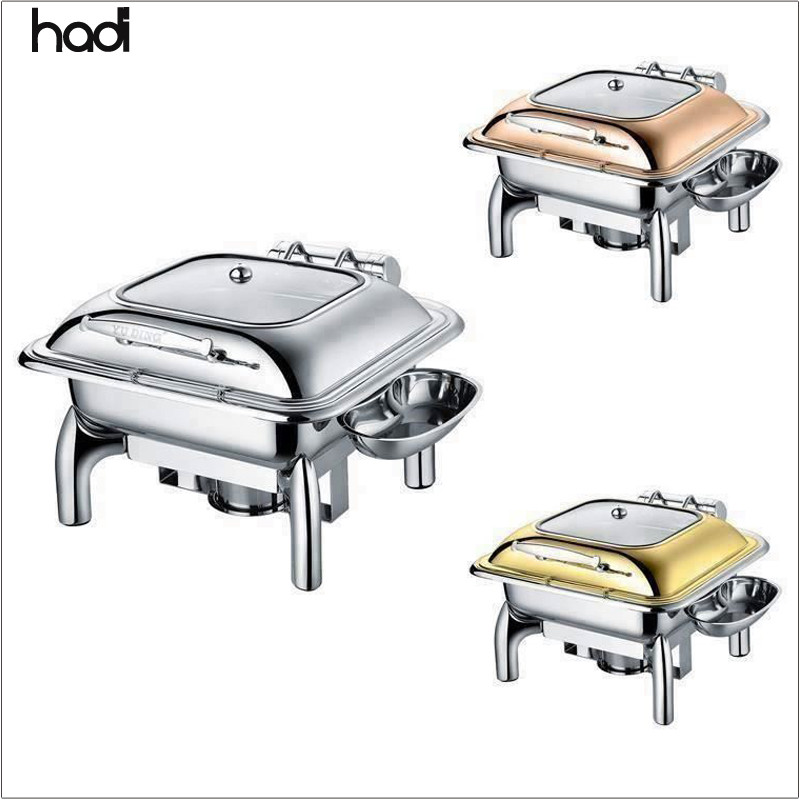 Buy Hadi Buffet Stainless Steel Hydraulic Buffet Chafer Dish 6 Liter ...