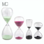 Handblown hourglass