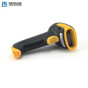 Handheld 1D Laser Supermarket Cheap Wireless Barcode Scanner With The Base