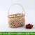 Import Handmade bamboo weaving products portable receive basket size pallet tea fruit eggs basket mini bamboo basket from China