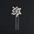 Import Handmade Women Hair Jewelry Accessories Rhinestone Hairpins Fashion Ivory White Hair Fork Ornaments Hairstylist from China