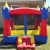 Import Happy time castle inflatable bouncer, commercial oxford inflatable castle from China