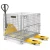Import Heavy-Duty Folding Mesh Wire Cage Steel Wire Mesh Pallet Container for Cargo Turnover Metal Storage Container from China