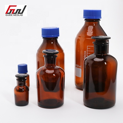 Buy Hematology Reagent Bottles Package Glass Bottle Reagent For ...