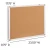 Import HERCULES Series 23.5&quot;W x 17.75&quot;H Natural Cork Board with Aluminum Frame from USA
