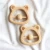 Import Heybabee Custom Beech Wood Bear Teether educational toys Wooden Baby Rattle Teething Toy from China