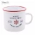 Import HG86-197 promotional Christmas gift design red vintage 14OZ mug enameled wholesale price ceramic cup enamel from China