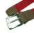 Import High elasticity fabric braided belt watermelon red no holes, comfortable and breathable woven leather belt from China