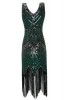 High-end Factory Outlet Womens 1920s Flapper Dress Gatsby Sequin Party Scalloped Inspired Prom Vintage Cocktail Dress