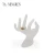 Import High End Resin Painted Hand Shape Ring Holder Jewelry Display Stands from China