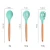 Import High Quality 12 Pieces silicone kitchen utensil set Stainless Steel Kitchenware With Wooden Handle from China