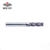 high quality 30 degree end mill with high precision grinder with long straight shank  ZCCCT 16mm 4-flute flattened end mill