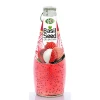 High Quality Basil Seed Drink Lemonade Flavor 290ml Glass Bottles Healthy Drinks Original Tropical Fruit Juice