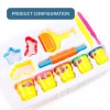 High Quality Creative Educational colorful Clay Tools Toys for Kids