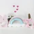 Import High quality cute shape wooden tin money saving box for kids room decor from China