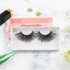 High quality Distributor false eyelashes natural wispy synthetic silk lashes 3d