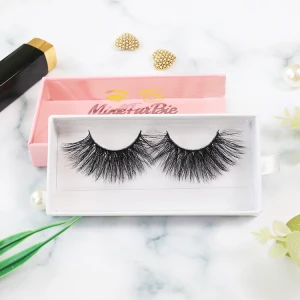 High quality Distributor false eyelashes natural wispy synthetic silk lashes 3d