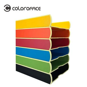 High quality file color handmade shape cardboard desk organizer