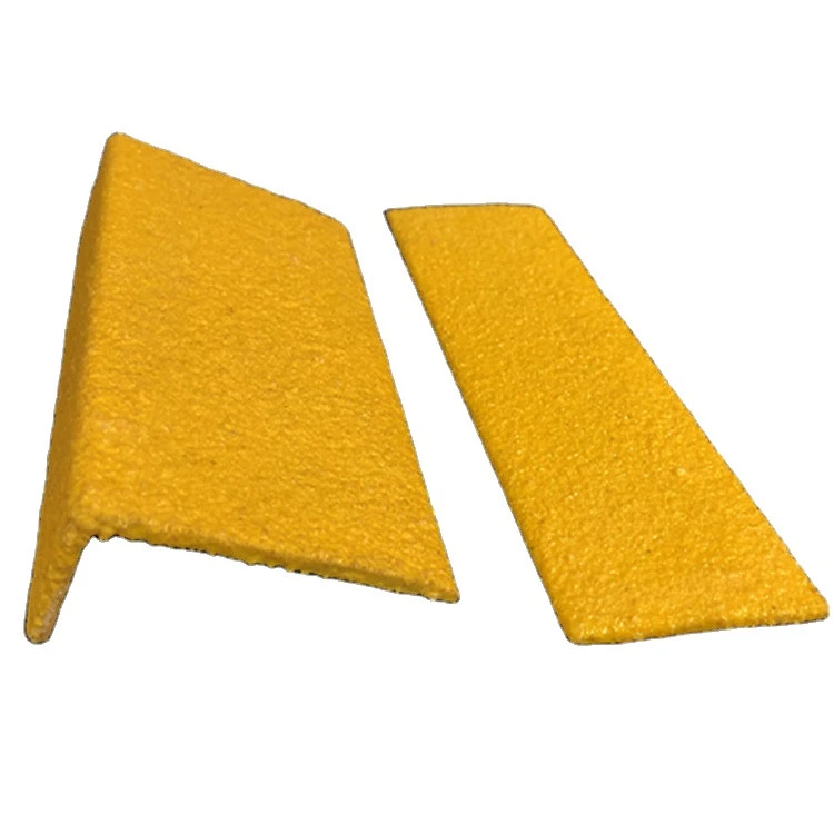 High quality FRP mesh grating yellow grit frp grating for stair treads