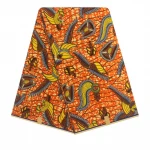 high quality green super hollandias wax fabric real printed wax african ankara fabric