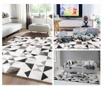 High Quality Leather Ornament Cowhide Skin Floor Rug