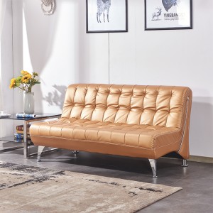 High Quality Modern PU Leather Office Sofa No Arm