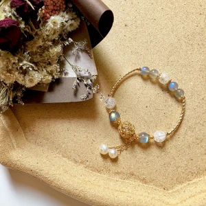 High Quality Natural Strawberry Quarts Jade Bracelet Crystal Jade Beads Bracelet Women Jewelry Bracelets