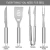 Import High quality new design 16PCS Household Stainless Steel BBQ Tool Set BBQ Grill Set Barbecue Accessory from China