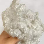 High quality  raw white recycle polyester staple chemical fiber 15D with GRS