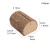 Import High quality rustic wood business desktop name table card holder from China