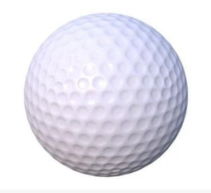 High quality Small White two pieces logo printing OEM golf ball