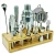 Import High quality tools boston cocktail shaker bar set with stand from China