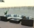 High quality used hotel sofa set  foshan Outdoor Furniture  factory Wicker Rattan aluminum garden sofa