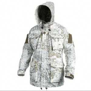 High Quality Waterproof Snow Camo Military Uniform Parka