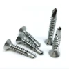 High quality wholesale supplier flat head stainless steel self-tapping long wood screws