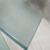 High safety custom 10mm 12mm  clear architectural tempered Silkscreened glass