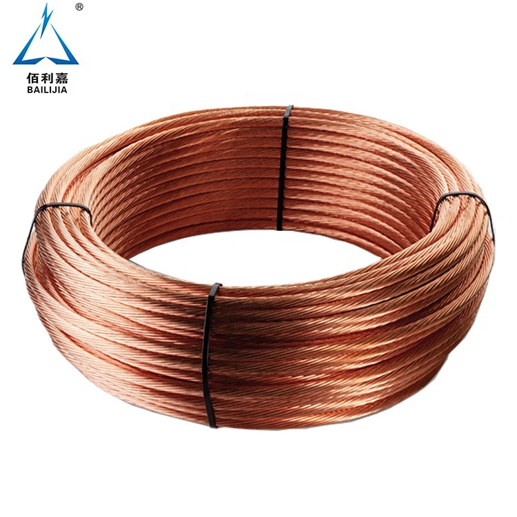High Tensile Bare Copper Electrical Cable Wire