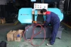 Hinge Horizontal NC controlled band sawing machine metal cutting machine price