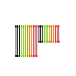 Hitech reusable silicone self locking cable tie / silicone rubber cable ties