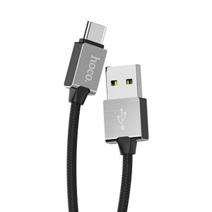 HOCO 2.4A Current Fast Charging Quick Data Transfer USB Cable U49 Refined Steel Charging Data Cable for Type-C